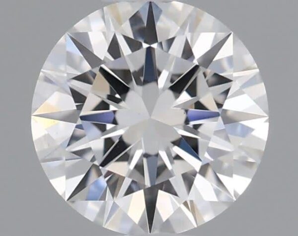 0.57 Carat, Natural White, Round Diamond ~ E Colour, VS1 Clarity