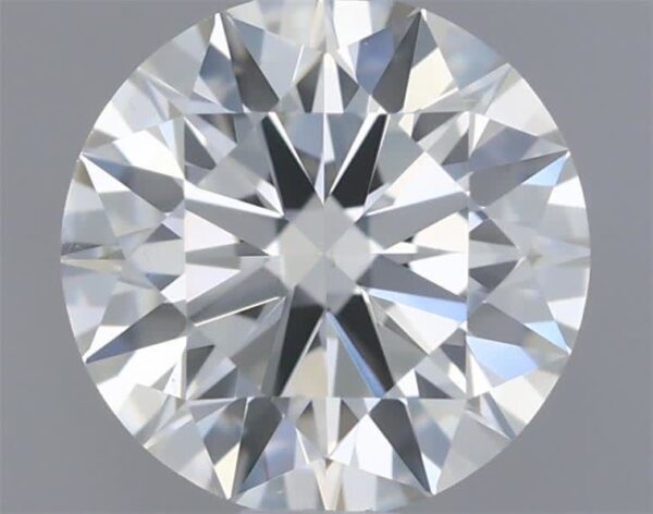 0.6 Carat, Natural White, Round Diamond ~ J Colour, VS2 Clarity