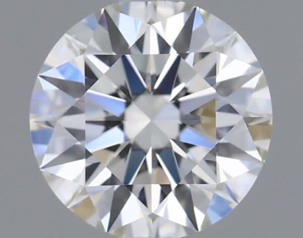 0.6 Carat, Natural White, Round Diamond ~ J Colour, VS2 Clarity