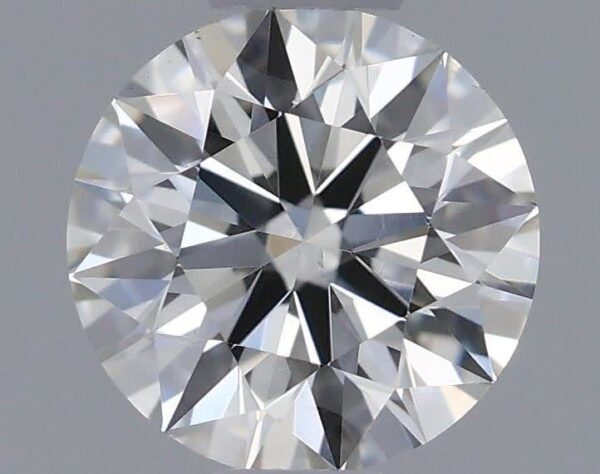 0.5 Carat, Natural White, Round Diamond ~ I Colour, VS2 Clarity