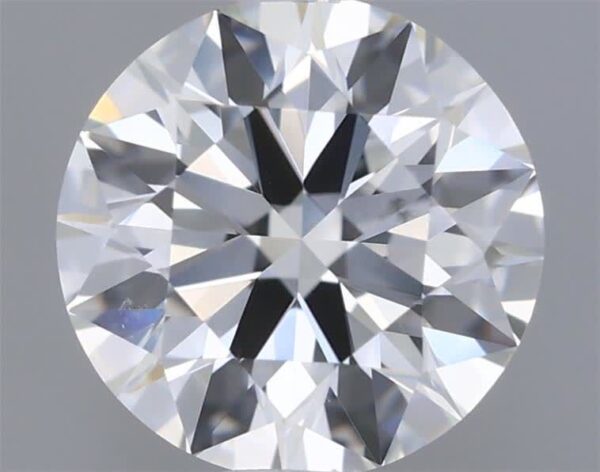 0.6 Carat, Natural White, Round Diamond ~ J Colour, VS2 Clarity