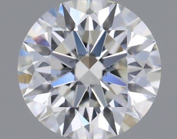 0.64 Carat, Natural White, Round Diamond ~ J Colour, VS2 Clarity