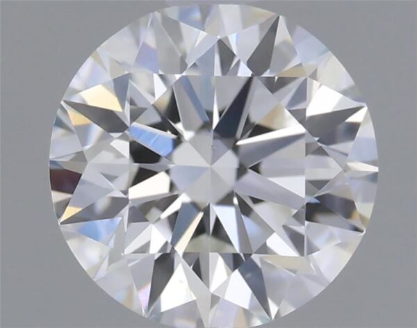 0.9 Carat, Natural White, Round Diamond ~ H Colour, VS2 Clarity