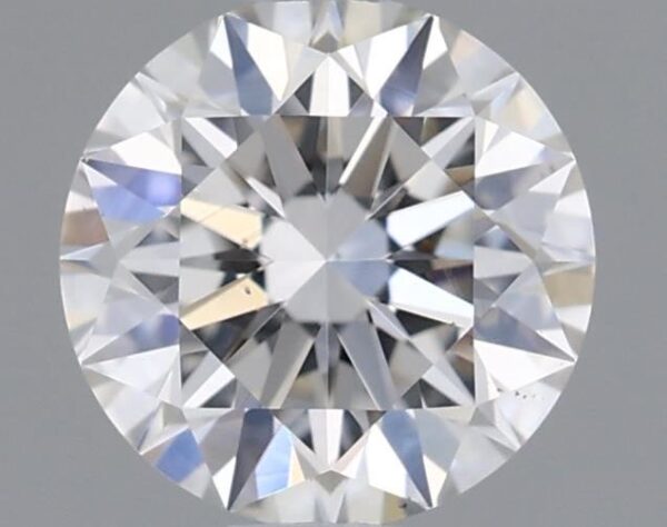 0.62 Carat, Natural White, Round Diamond ~ I Colour, VS2 Clarity