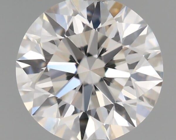 0.7 Carat, Natural White, Round Diamond ~ F Colour, VVS2 Clarity