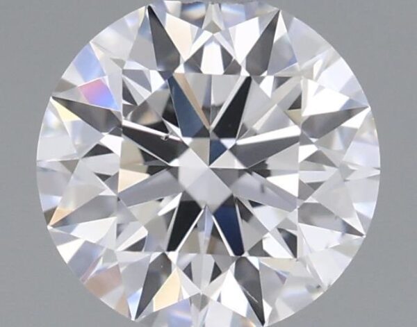 0.57 Carat, Natural White, Round Diamond ~ E Colour, SI1 Clarity