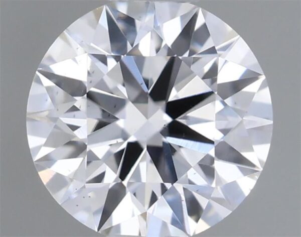 0.57 Carat, Natural White, Round Diamond ~ F Colour, VS2 Clarity