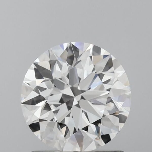 1.21 Carat, Natural White, Round Diamond ~ D Colour, VVS2 Clarity