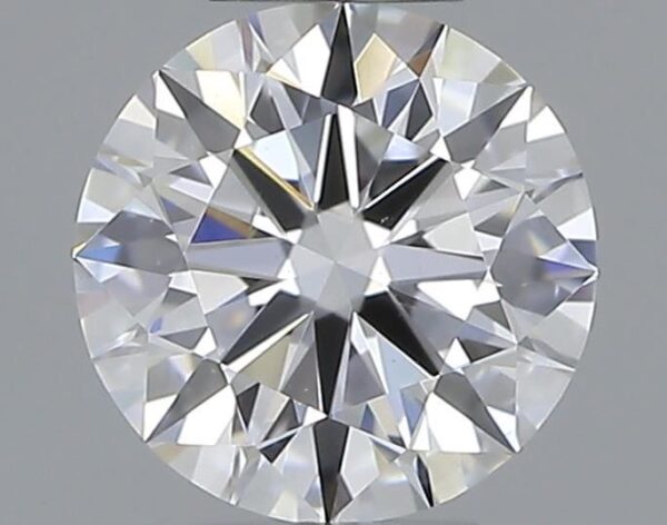 0.5 Carat, Natural White, Round Diamond ~ D Colour, VS2 Clarity