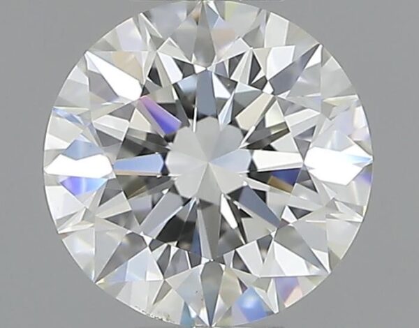 0.8 Carat, Natural White, Round Diamond ~ H Colour, SI1 Clarity