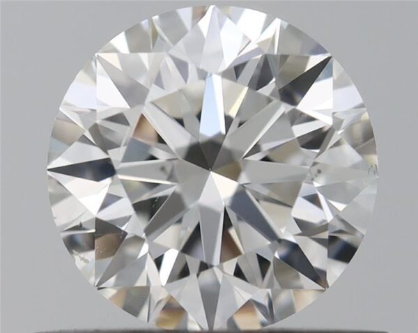 0.5 Carat, Natural White, Round Diamond ~ G Colour, SI1 Clarity