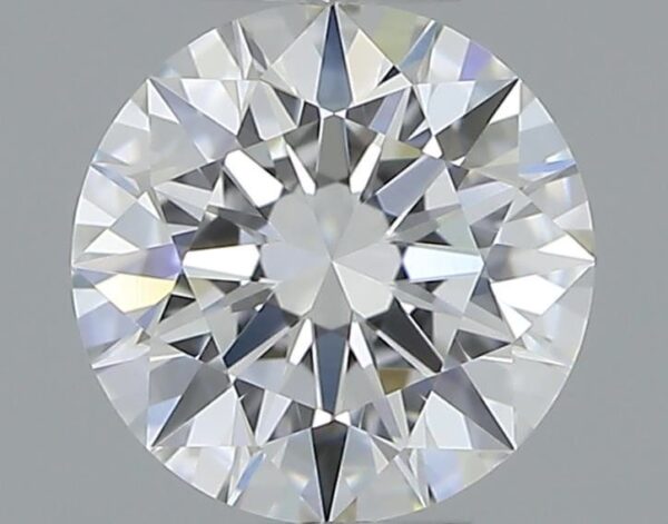 0.51 Carat, Natural White, Round Diamond ~ F Colour, VVS1 Clarity