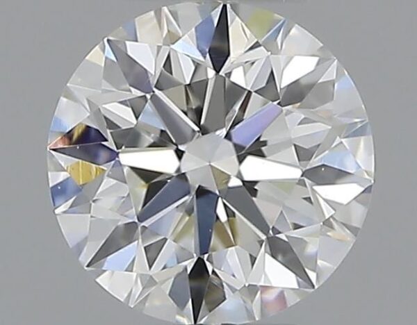 0.5 Carat, Natural White, Round Diamond ~ F Colour, VS2 Clarity