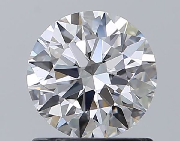 1 Carat, Natural White, Round Diamond ~ E Colour, VVS1 Clarity