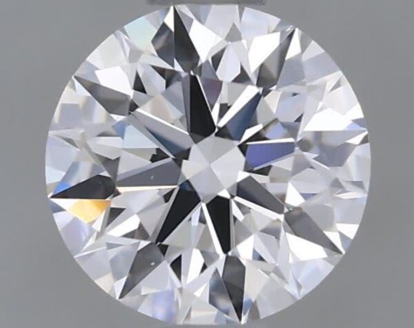 0.7 Carat, Natural White, Round Diamond ~ D Colour, IF Clarity