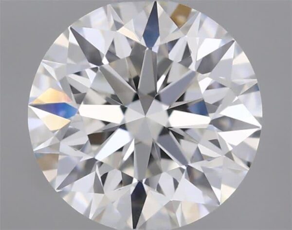 0.64 Carat, Natural White, Round Diamond ~ H Colour, IF Clarity