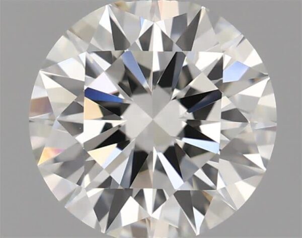 1.04 Carat, Natural White, Round Diamond ~ J Colour, VVS2 Clarity