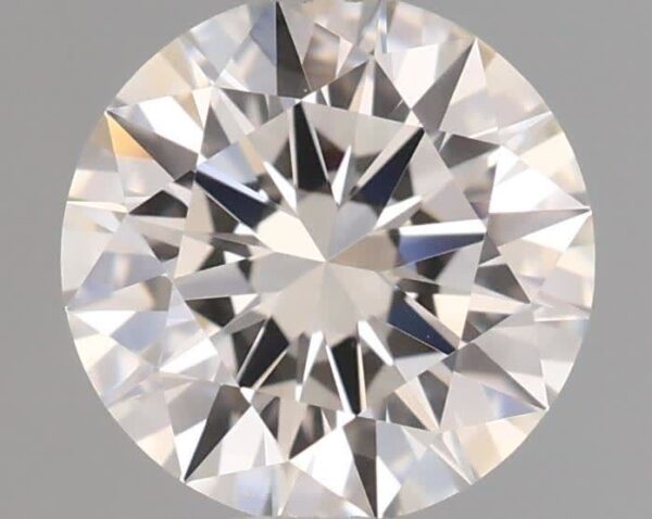 0.7 Carat, Natural White, Round Diamond ~ I Colour, VVS2 Clarity