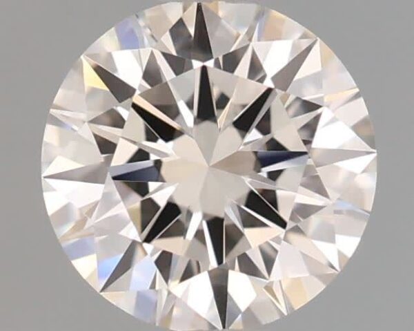 0.72 Carat, Natural White, Round Diamond ~ I Colour, VVS1 Clarity