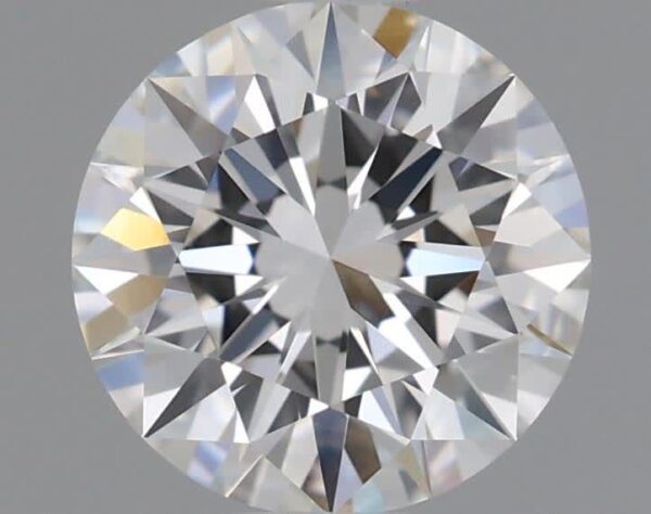 0.93 Carat, Natural White, Round Diamond ~ G Colour, VVS2 Clarity