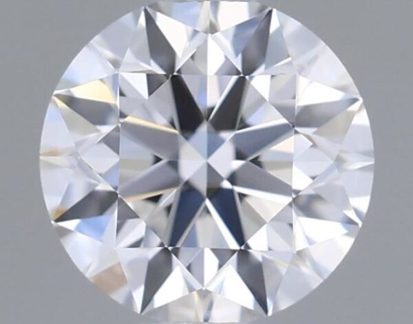 0.51 Carat, Natural White, Round Diamond ~ E Colour, VVS1 Clarity