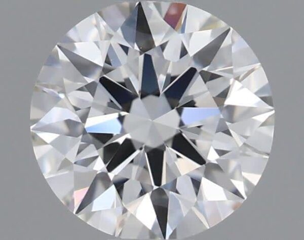 0.55 Carat, Natural White, Round Diamond ~ I Colour, VVS2 Clarity