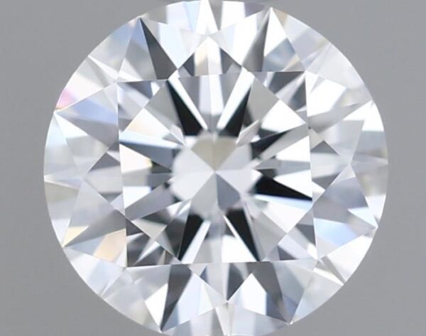 0.51 Carat, Natural White, Round Diamond ~ D Colour, VVS1 Clarity