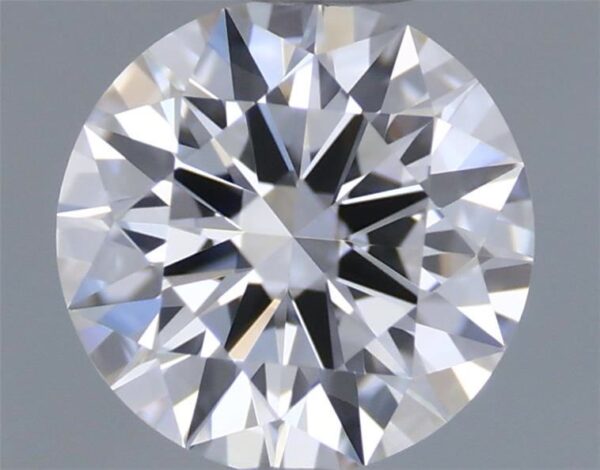 0.52 Carat, Natural White, Round Diamond ~ E Colour, VVS1 Clarity