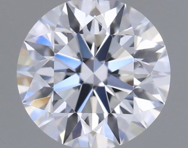 0.6 Carat, Natural White, Round Diamond ~ E Colour, VVS1 Clarity