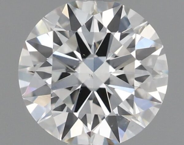 0.71 Carat, Natural White, Round Diamond ~ H Colour, SI1 Clarity