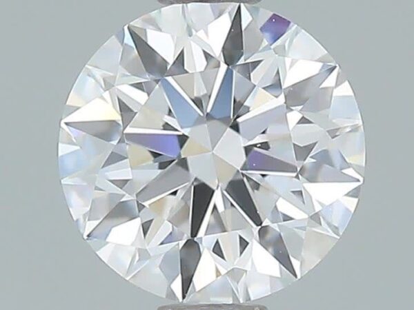 0.75 Carat, Natural White, Round Diamond ~ E Colour, VVS1 Clarity