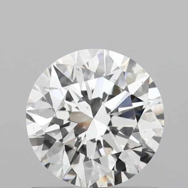 1 Carat, Natural White, Round Diamond ~ I Colour, SI1 Clarity