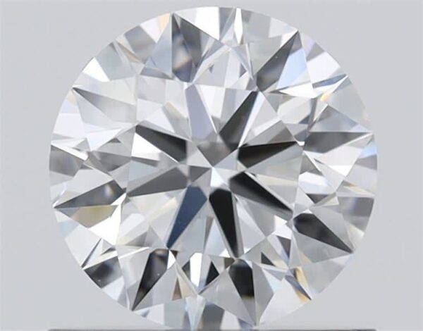 0.77 Carat, Natural White, Round Diamond ~ E Colour, VVS1 Clarity