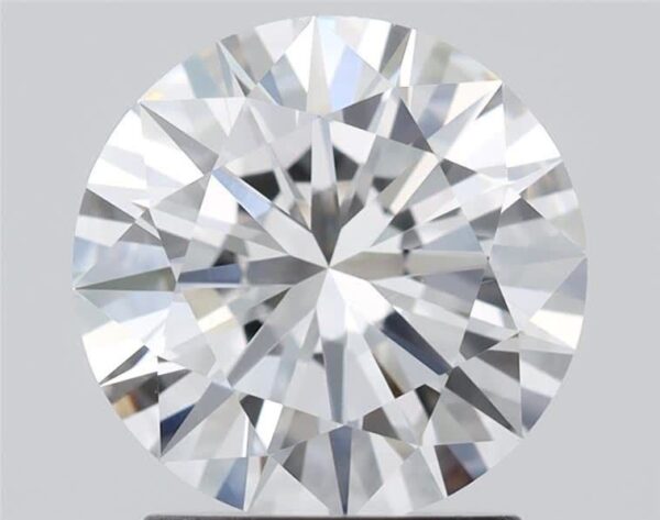 1.82 Carat, Natural White, Round Diamond ~ E Colour, IF Clarity