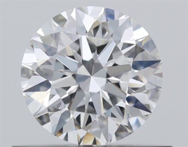 0.53 Carat, Natural White, Round Diamond ~ E Colour, IF Clarity