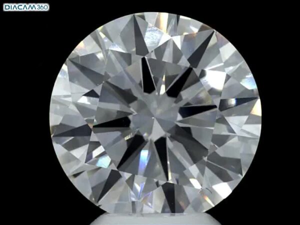 5.98 Carat, Natural White, Round Diamond ~ E Colour, VVS1 Clarity