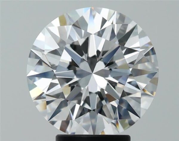 4.26 Carat, Natural White, Round Diamond ~ D Colour, VVS2 Clarity