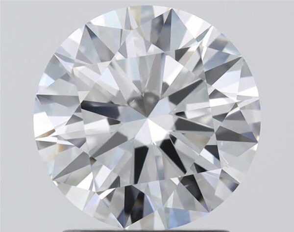 1.77 Carat, Natural White, Round Diamond ~ E Colour, VS1 Clarity