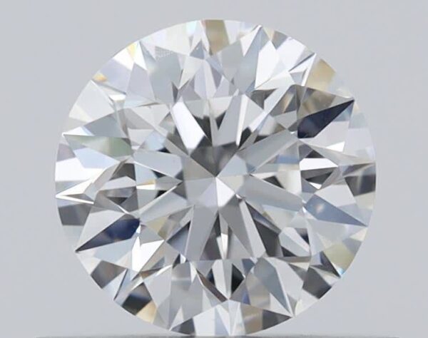 0.5 Carat, Natural White, Round Diamond ~ E Colour, VS1 Clarity