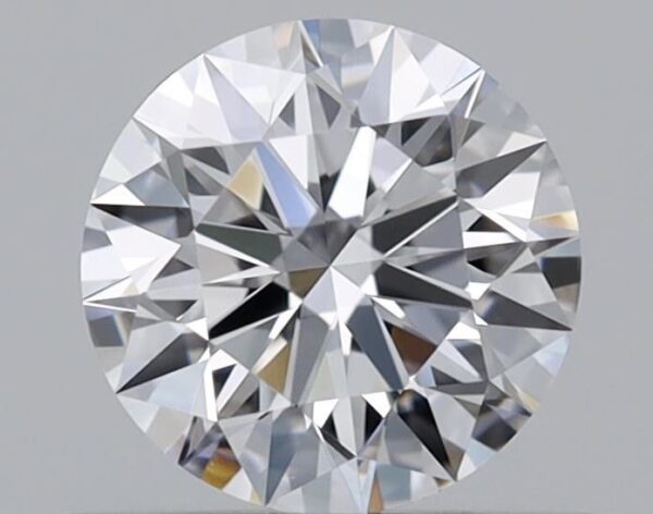 0.51 Carat, Natural White, Round Diamond ~ D Colour, VS1 Clarity