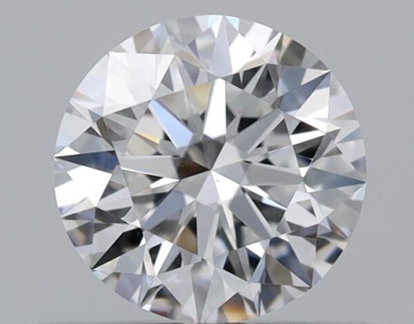 0.5 Carat, Natural White, Round Diamond ~ E Colour, VS1 Clarity