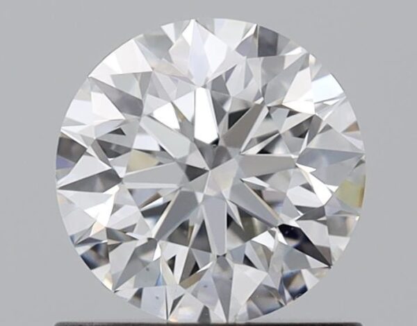 0.81 Carat, Natural White, Round Diamond ~ E Colour, VS1 Clarity