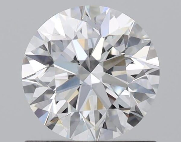 0.9 Carat, Natural White, Round Diamond ~ E Colour, VS1 Clarity