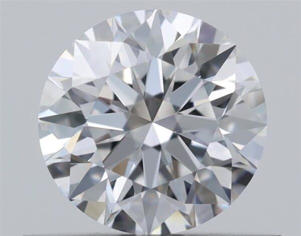 0.52 Carat, Natural White, Round Diamond ~ D Colour, VVS1 Clarity