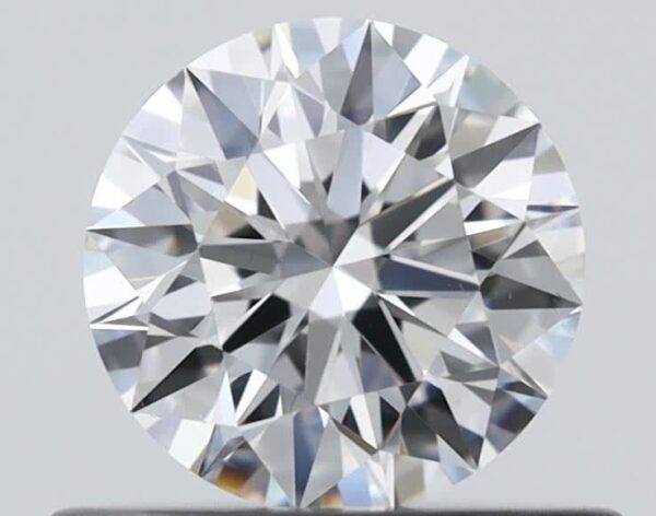 0.51 Carat, Natural White, Round Diamond ~ E Colour, VS1 Clarity