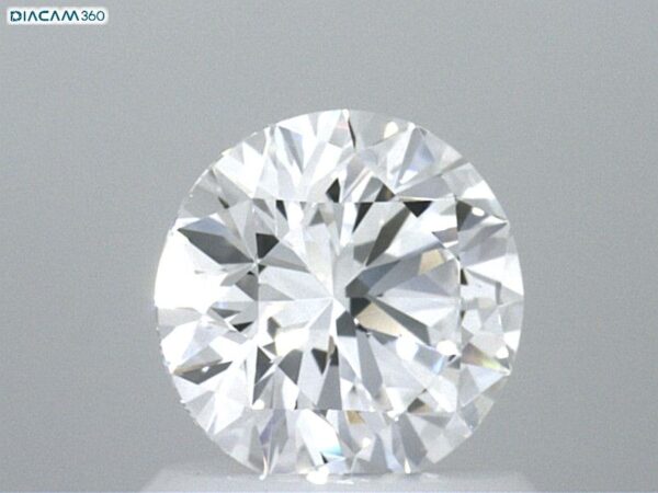 0.96 Carat, Natural White, Round Diamond ~ D Colour, VS1 Clarity