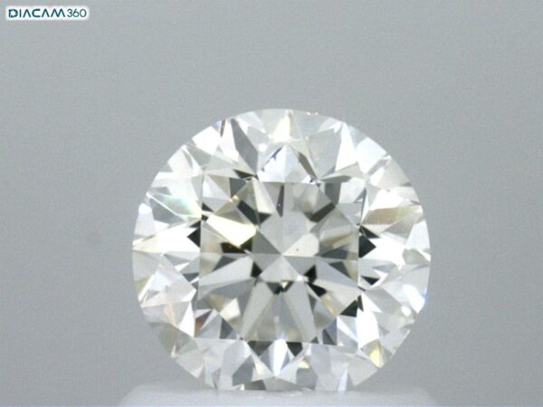 0.91 Carat, Natural White, Round Diamond ~ I Colour, VS2 Clarity