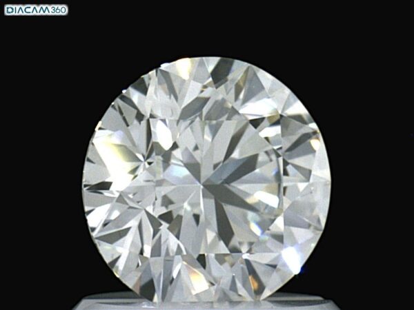 0.92 Carat, Natural White, Round Diamond ~ H Colour, VS2 Clarity