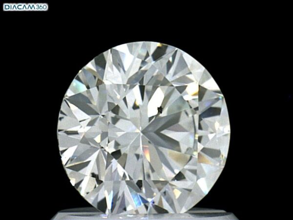 0.93 Carat, Natural White, Round Diamond ~ I Colour, SI1 Clarity