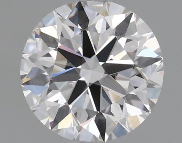 0.71 Carat, Natural White, Round Diamond ~ H Colour, VVS2 Clarity